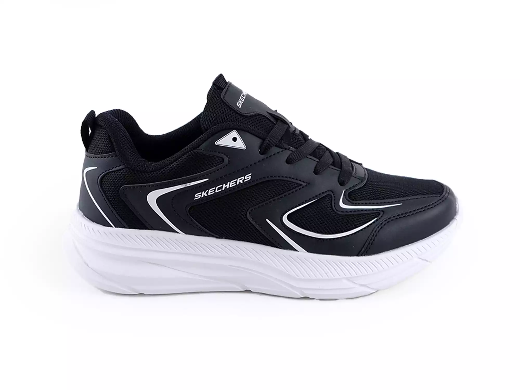 SKECHERS SİYAH BEYAZ KADIN ÇOCUK SPOR AYAKKABI